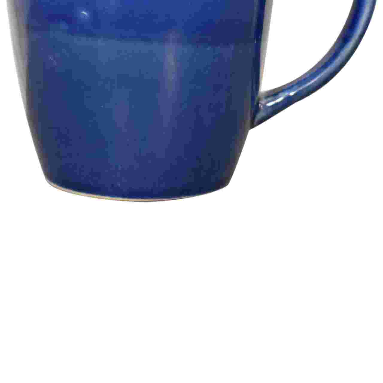 4x White & Blue Tone Mug Set