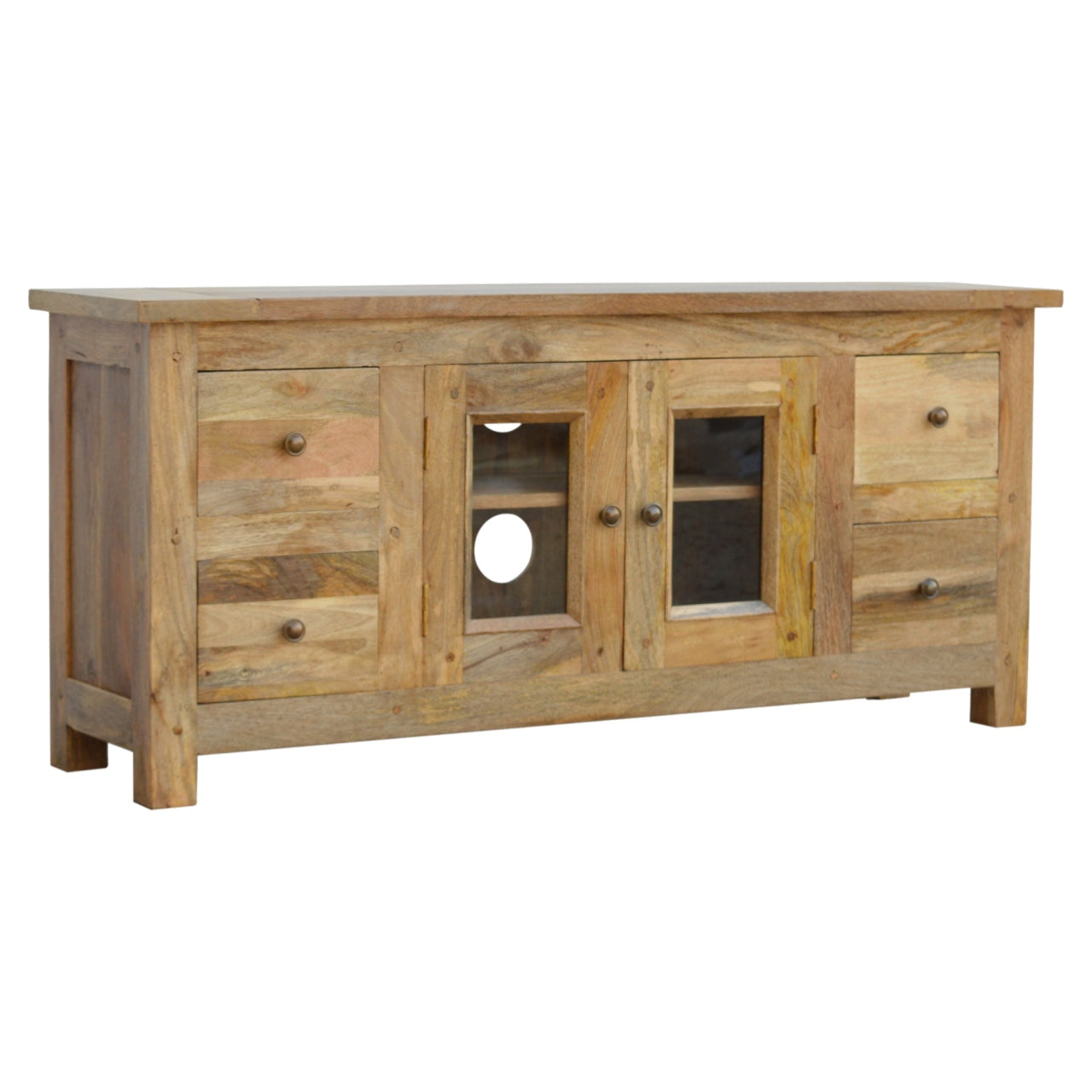 Granary Glazed 4 Drawer TV Unit