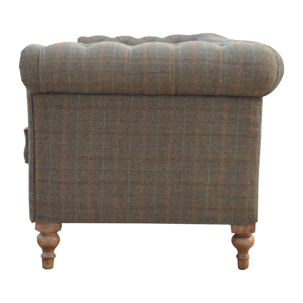 Multi Tweed 3 Seat Chesterfield