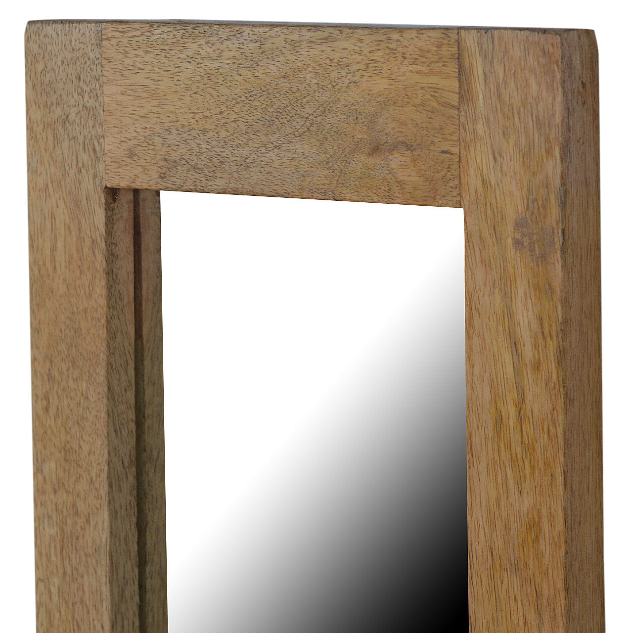 Rectangular Wooden Mirror