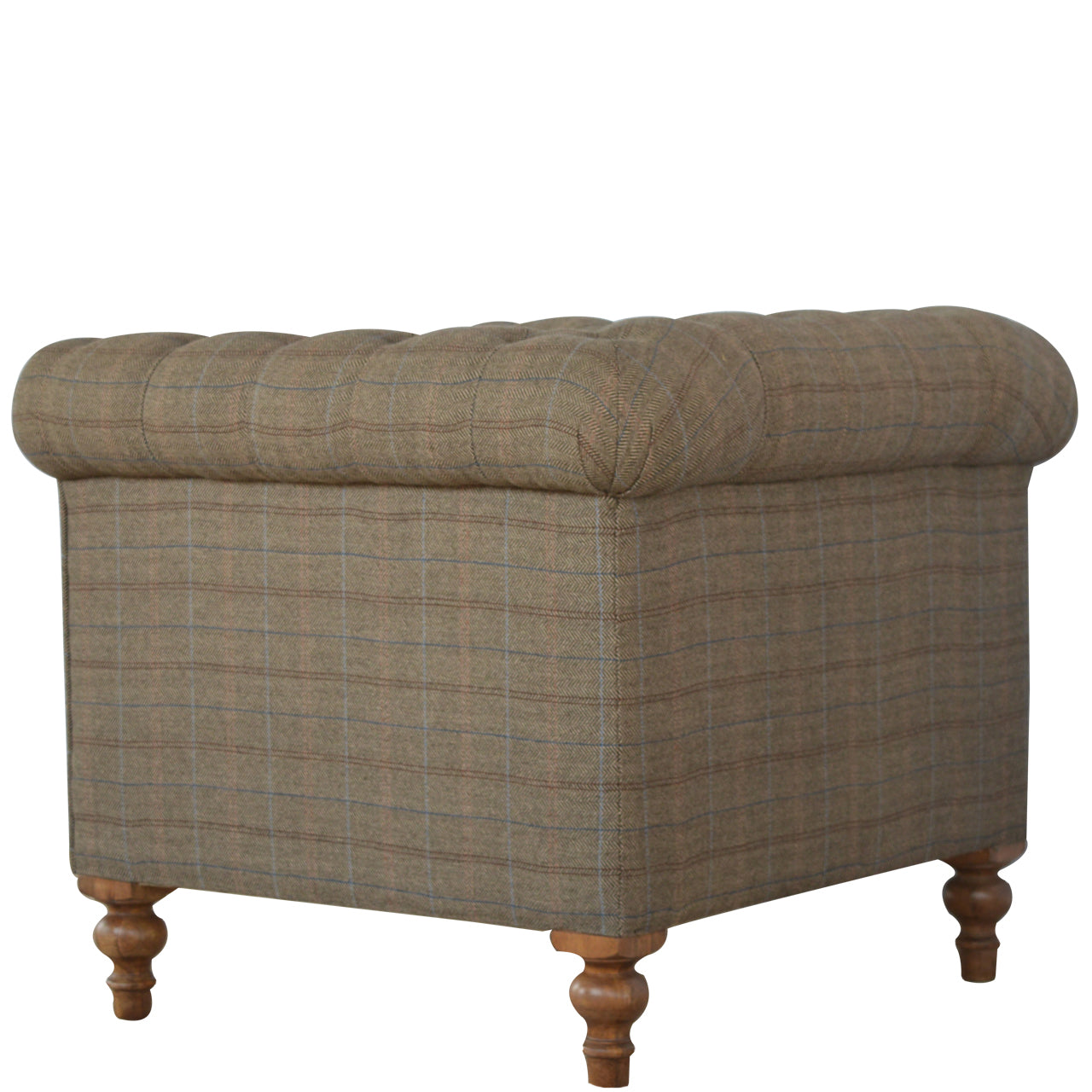 Chesterfield Multi Tweed Armchair