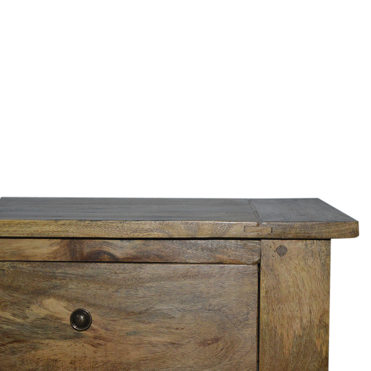 Solid Mango 2 Drawer Console