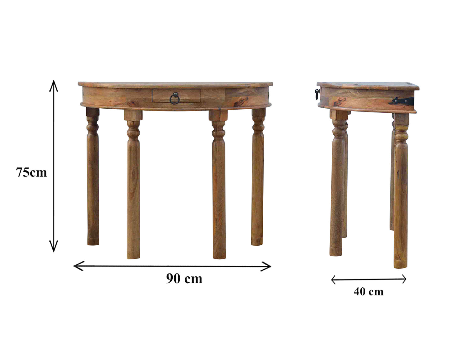 Serpentine Console Table