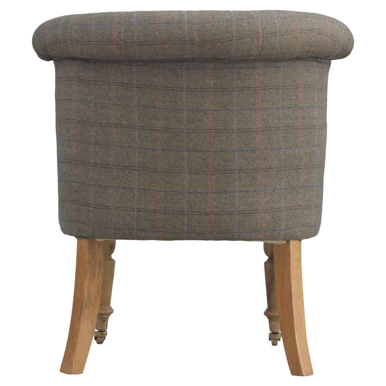 Small Multi Tweed Accent Chair