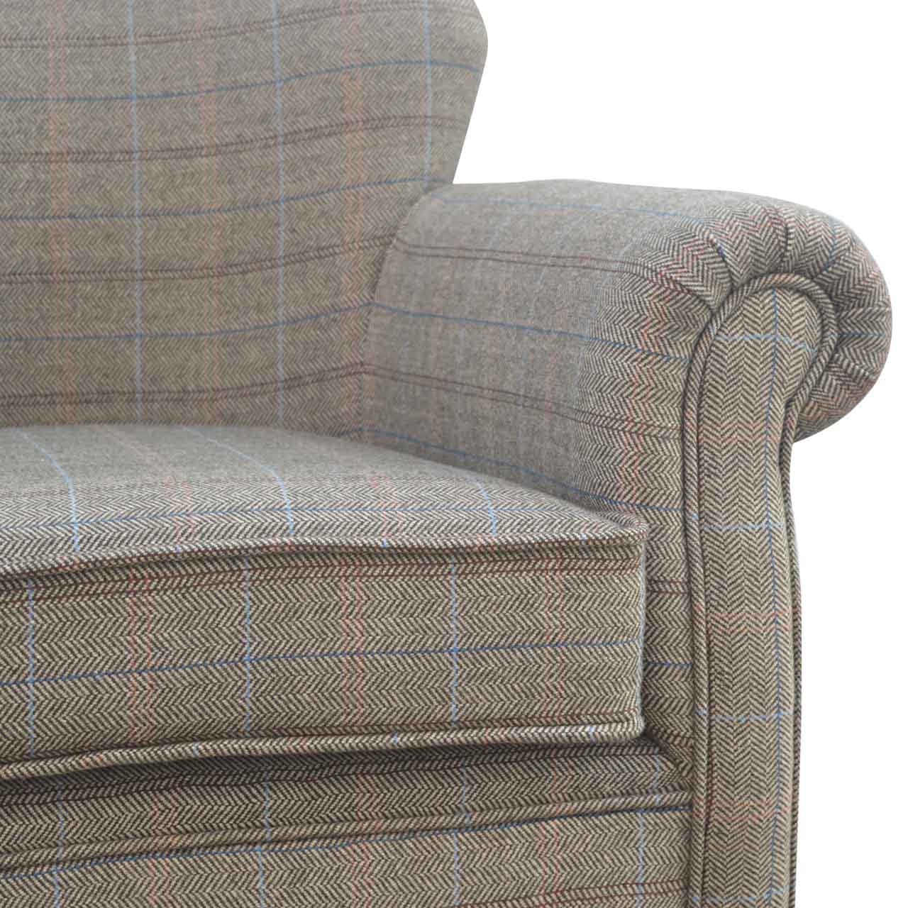 Multi-Tweed Armchair