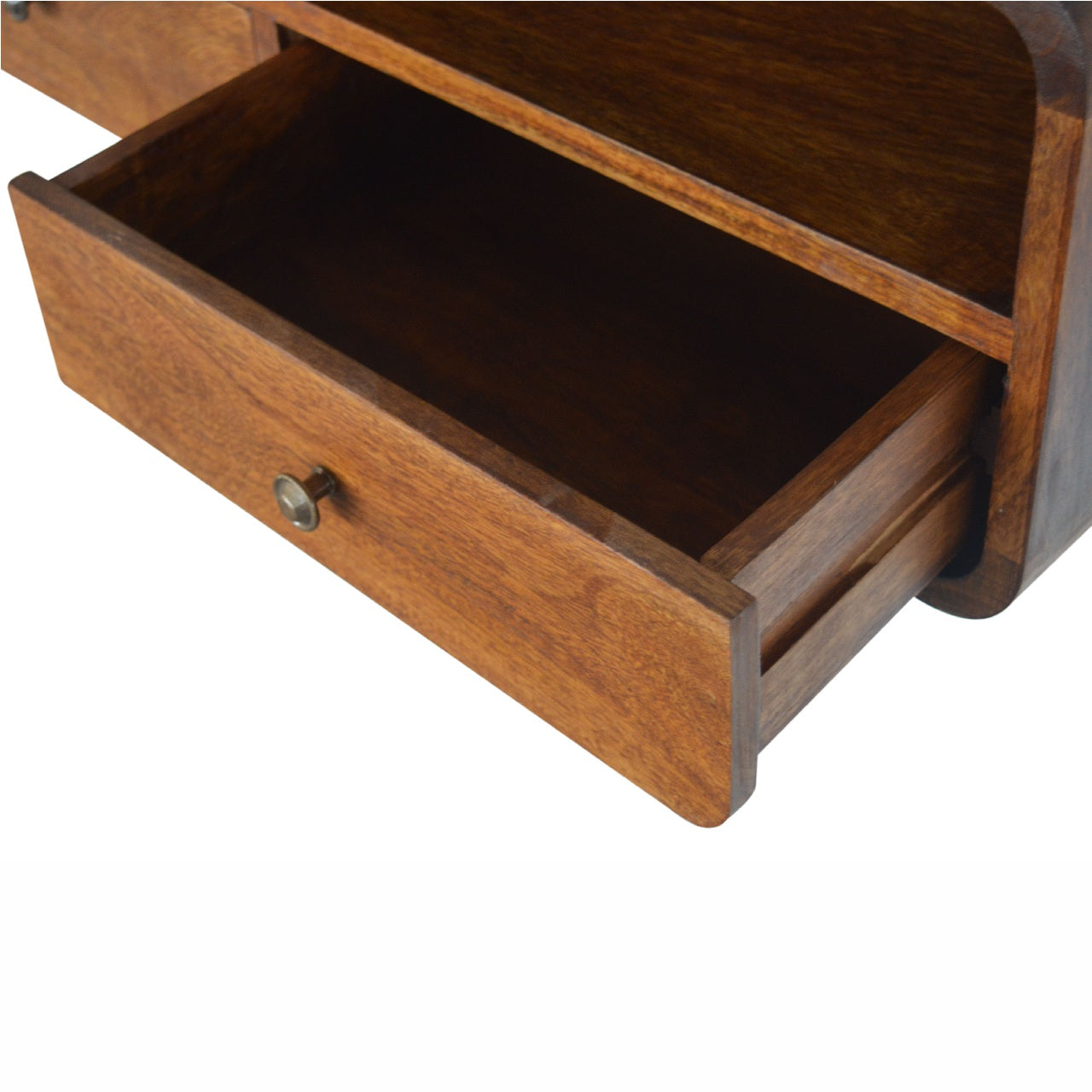 Floating Chestnut Open Console