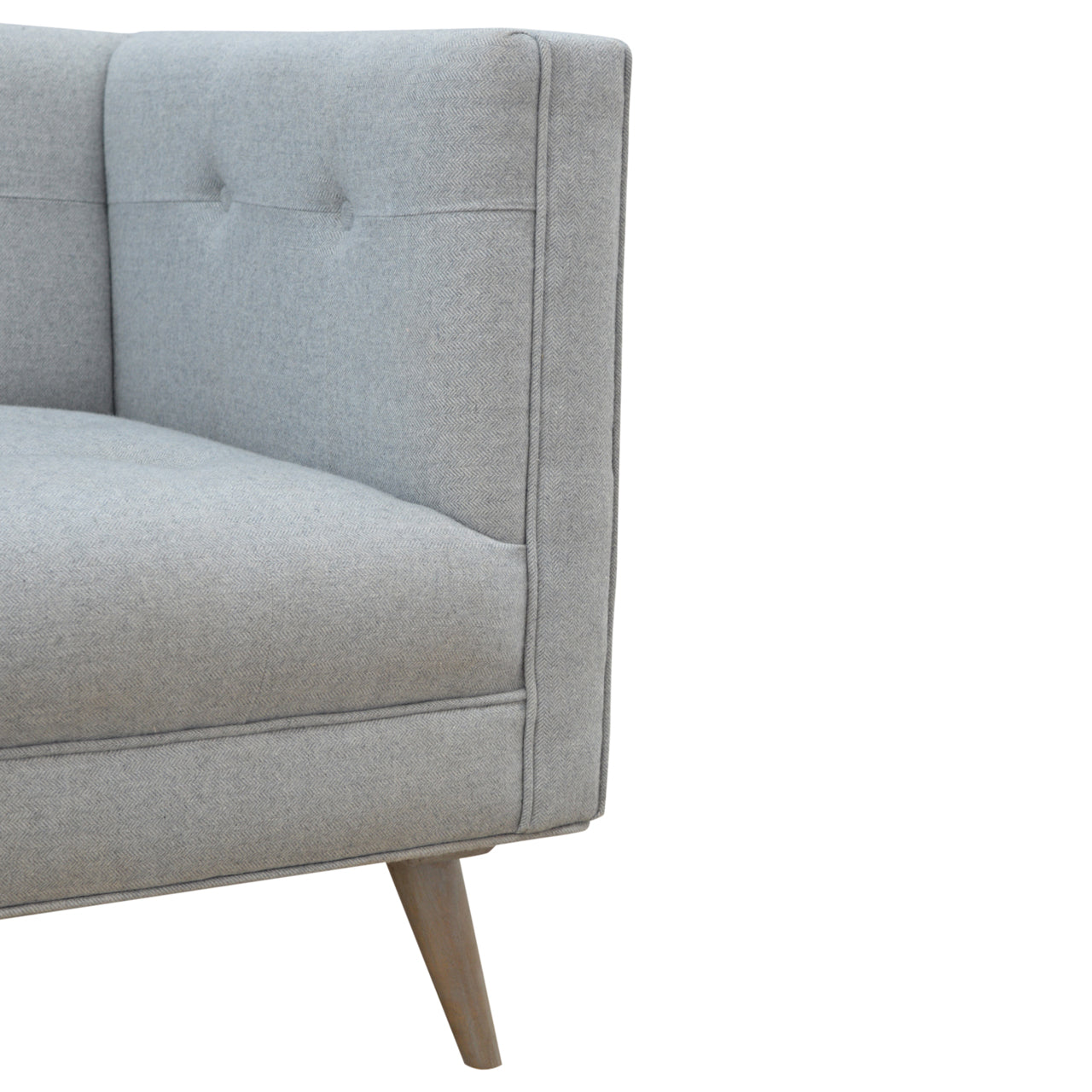 Grey Tweed Armchair