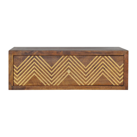 Wall Mounted Chevron Bedside