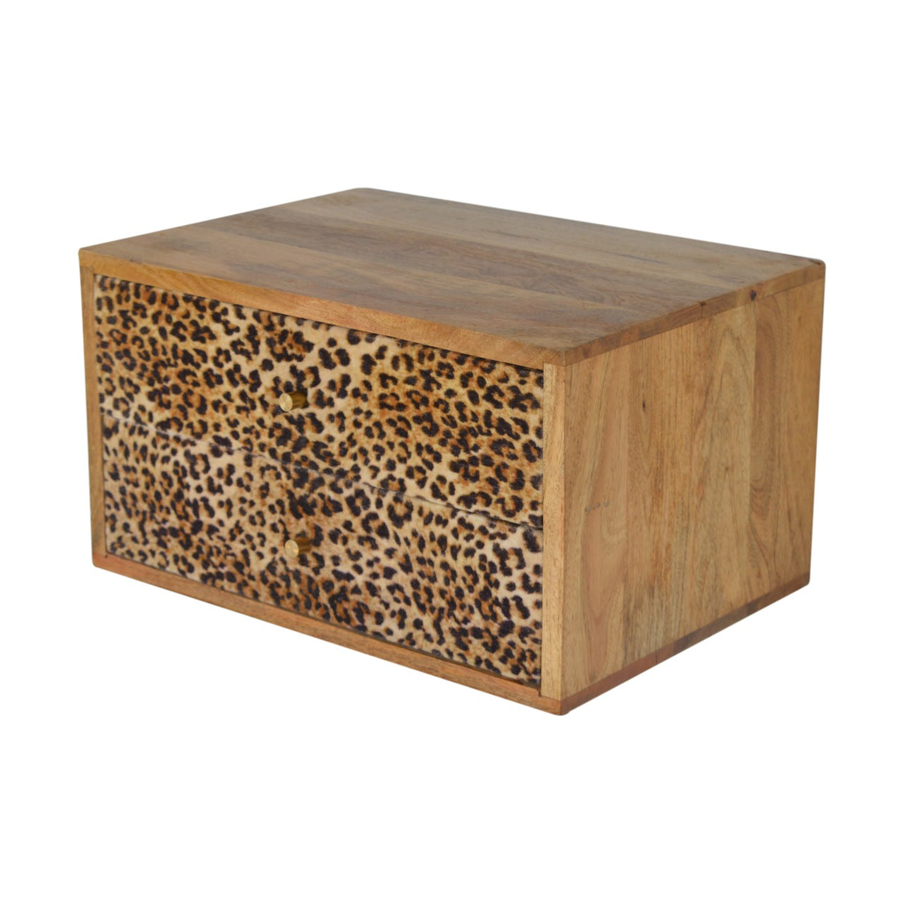 Wall Leopard Print Bedside