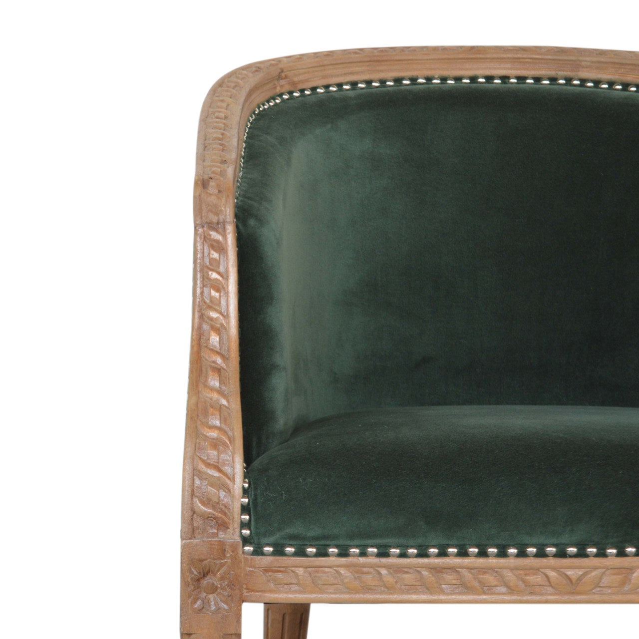 Emerald Velvet Occasional Chair