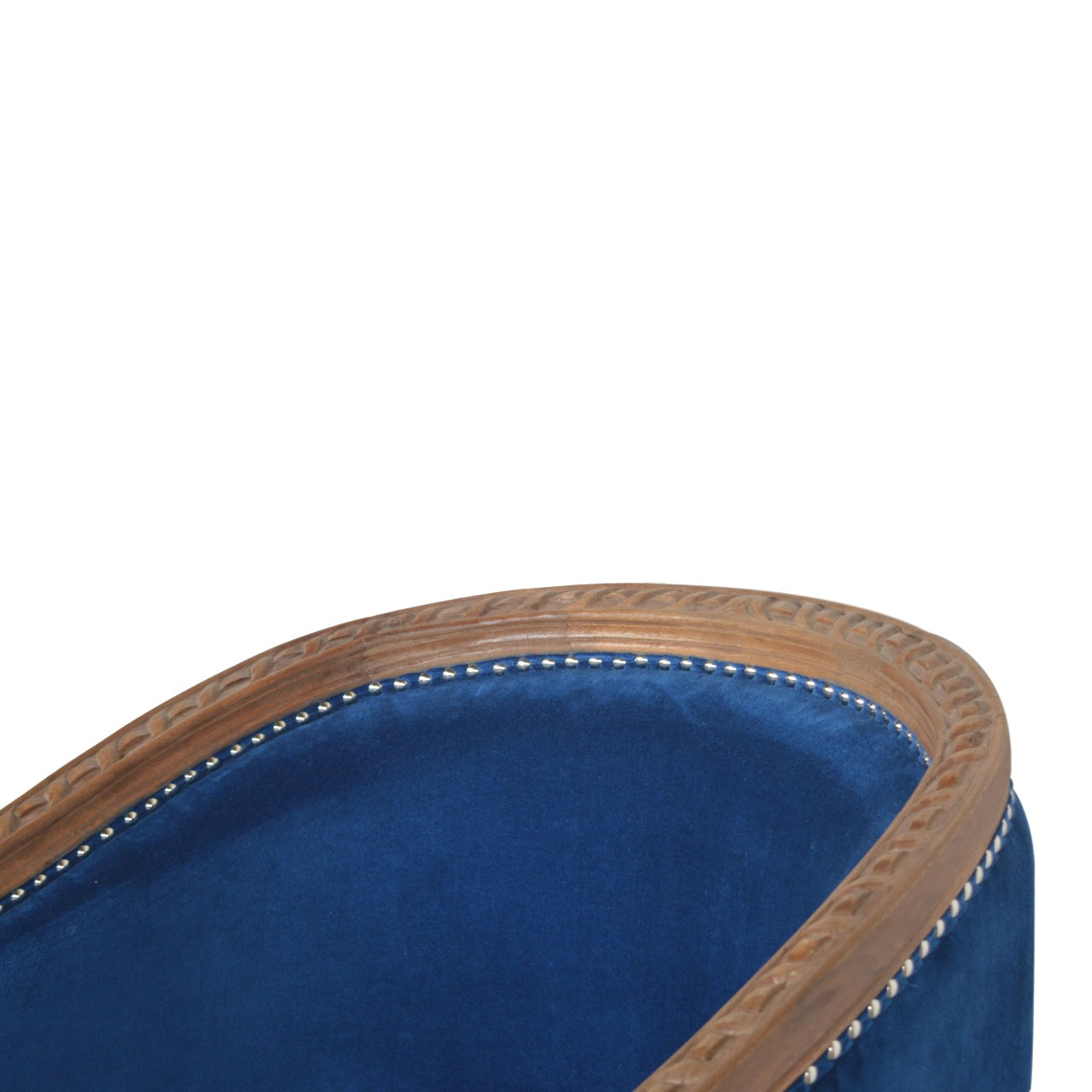 Royal Blue Velvet Occasional Chair