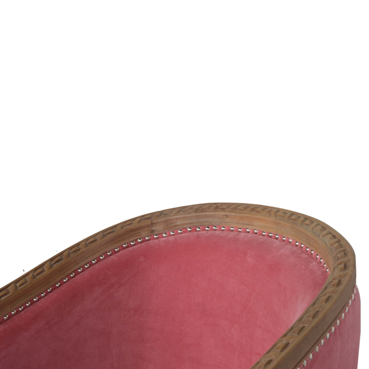 Pink Velvet Occasional Chair