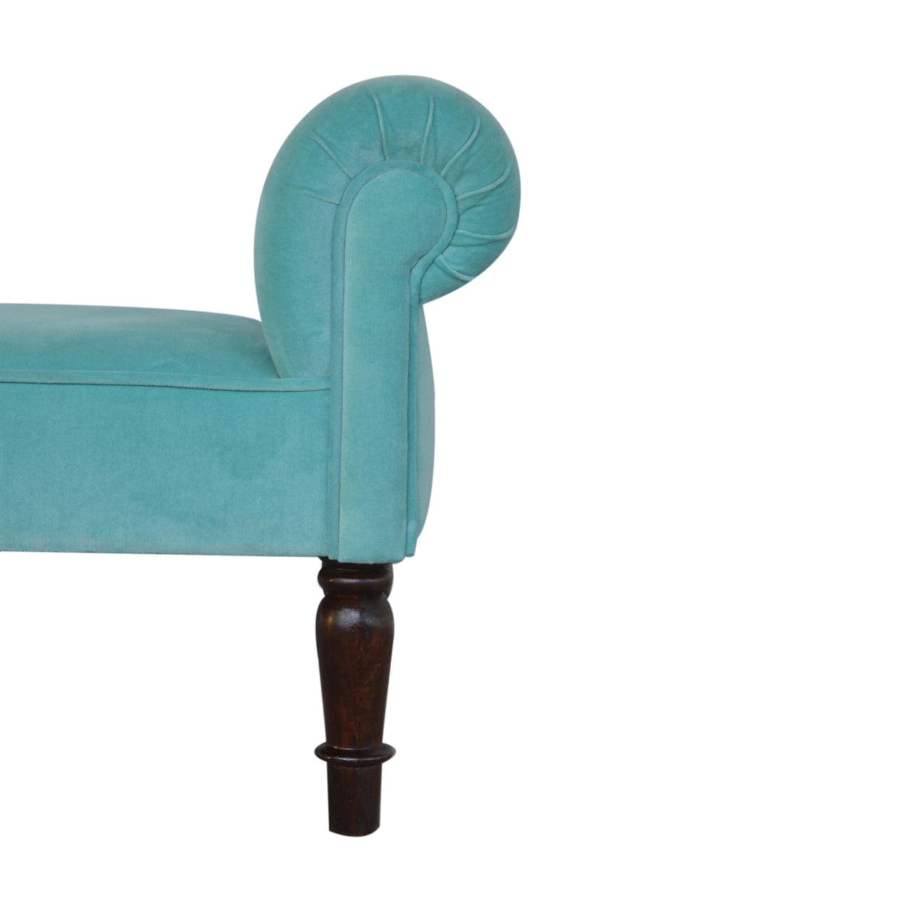 Aqua Velvet Bench