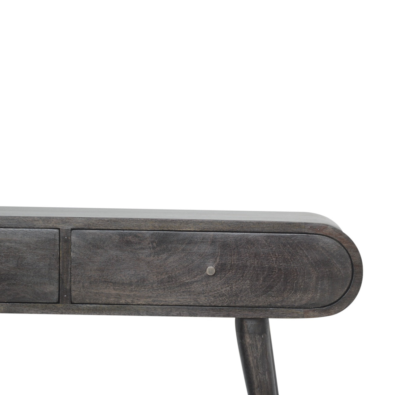 Ash Black Curve Console Table