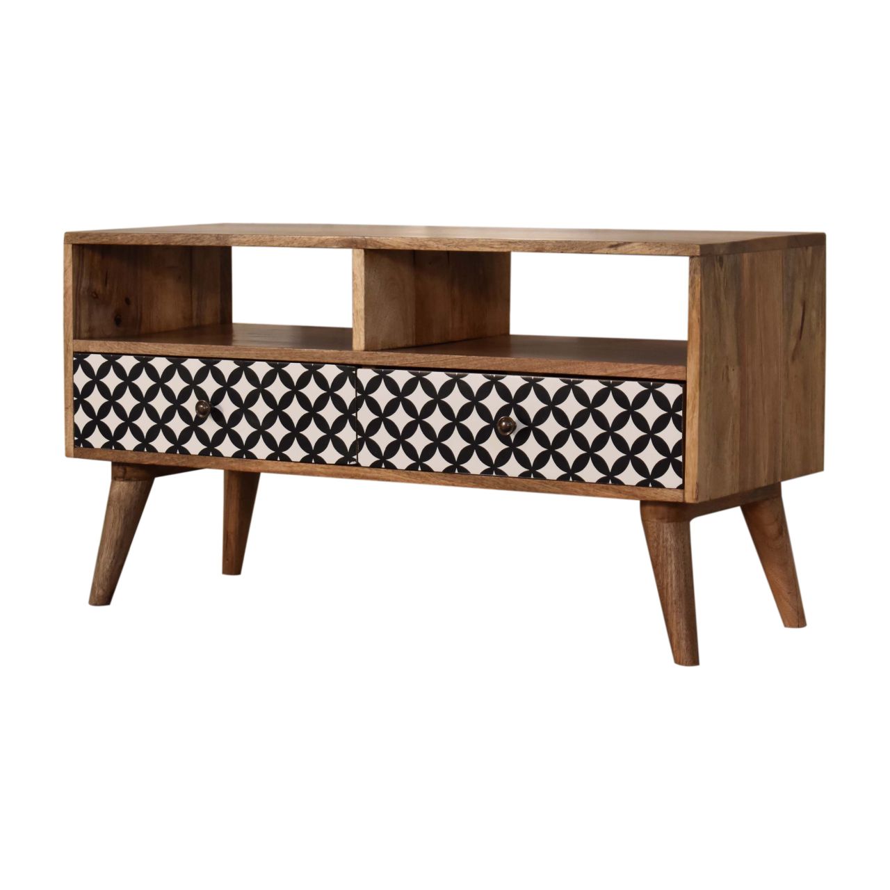 Diamond Screen Printed TV Unit