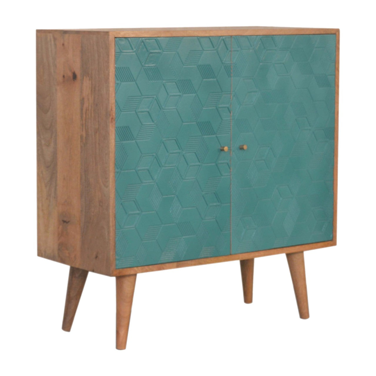 Acadia Teal Cabinet