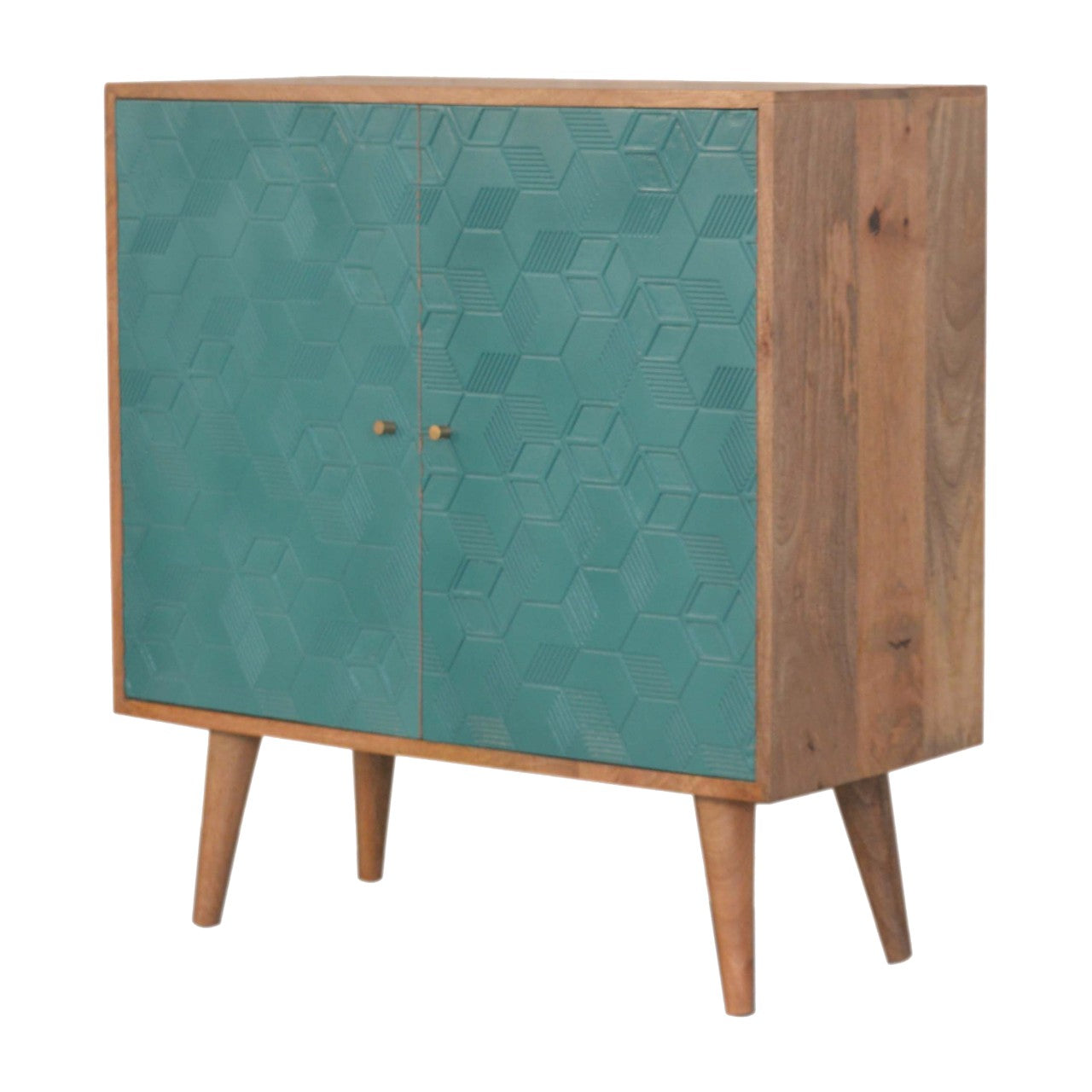 Acadia Teal Cabinet