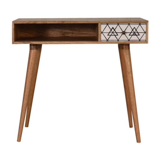 Triangle Printed Writing Desk