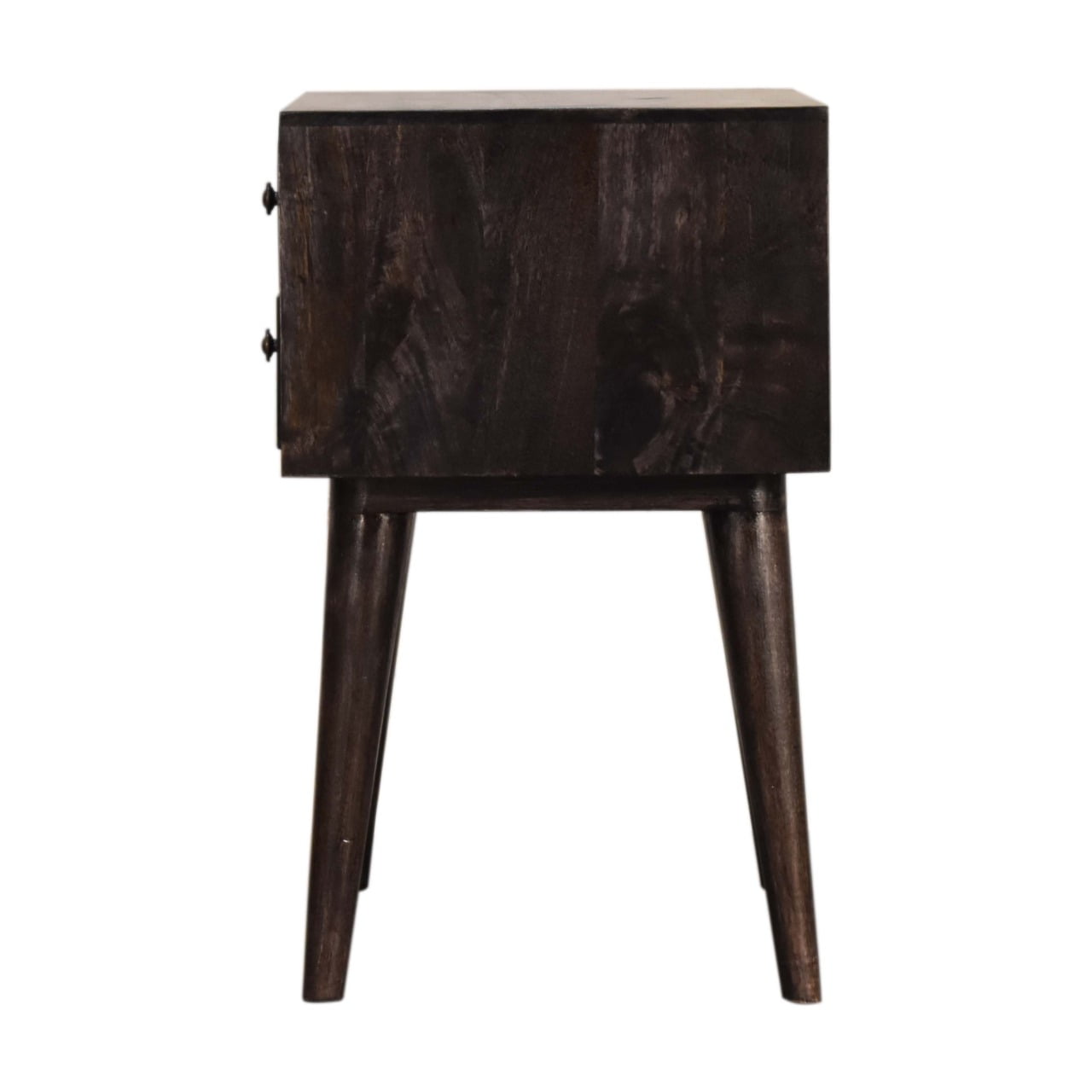 Ash Black Modern Solid Wood Bedside