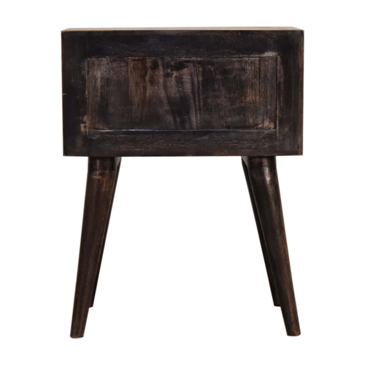 Ash Black Modern Solid Wood Bedside