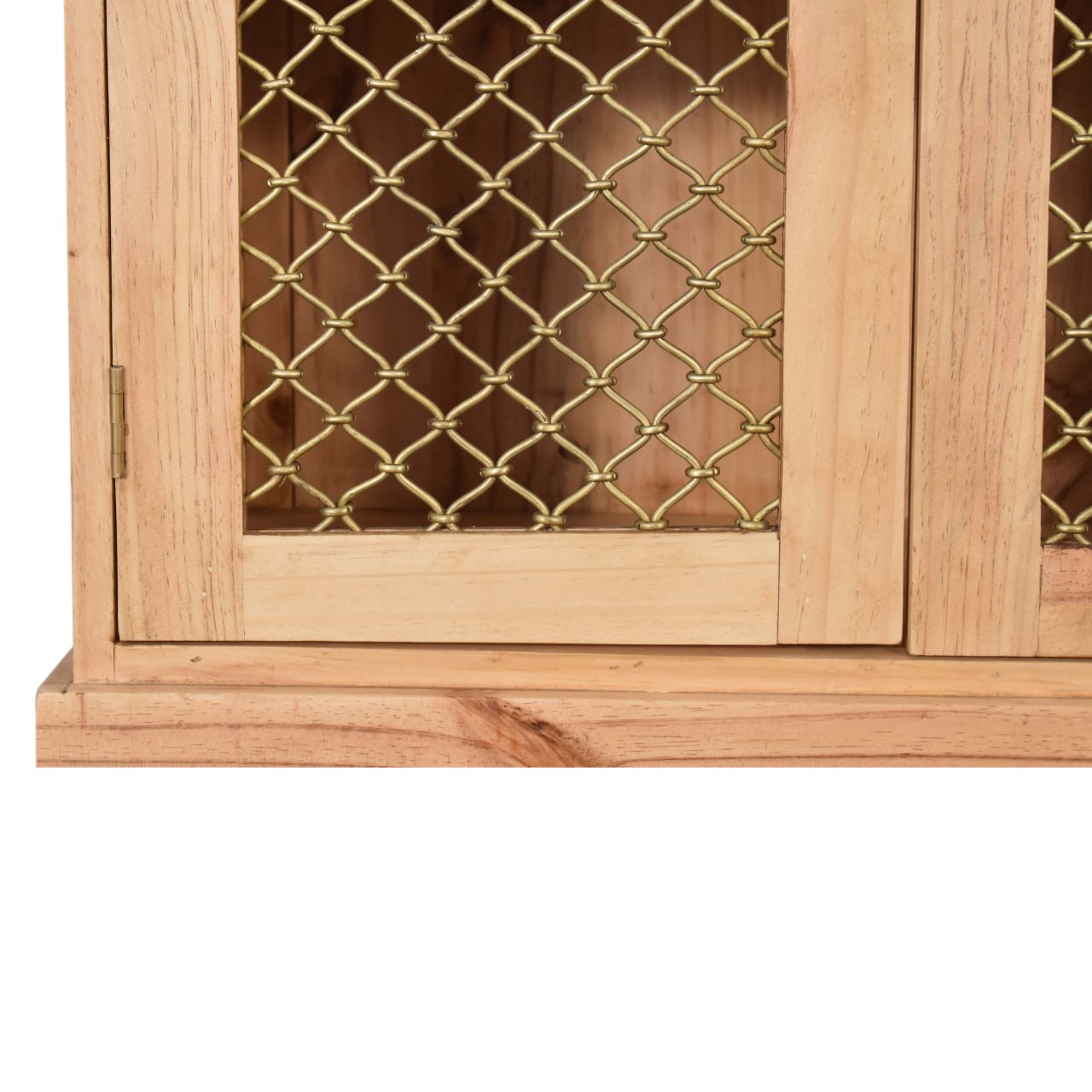 Caged Pine Cabinet