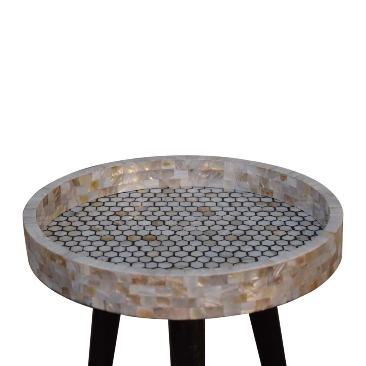 Honeycomb Mosaic End Table