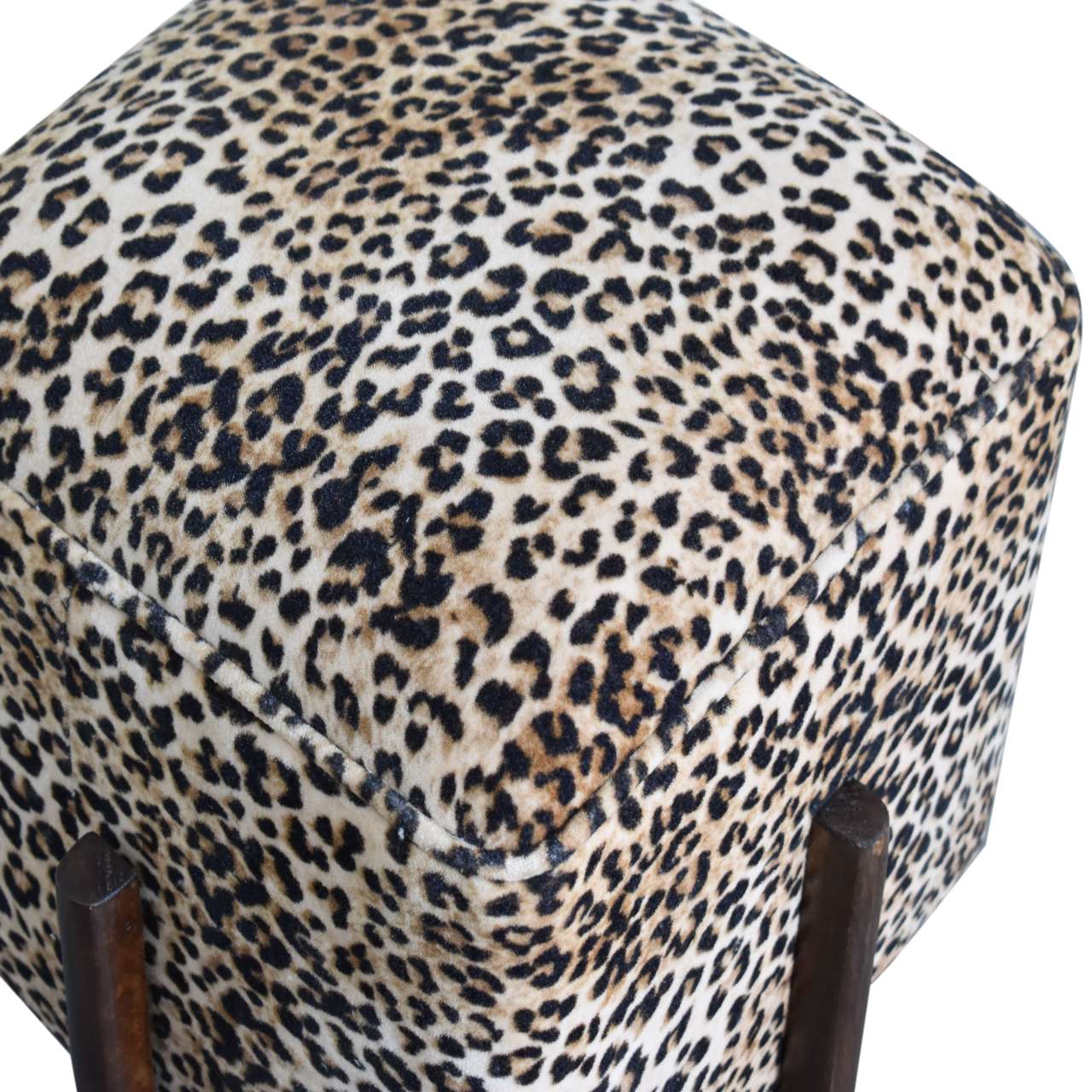 Leopard Footstool