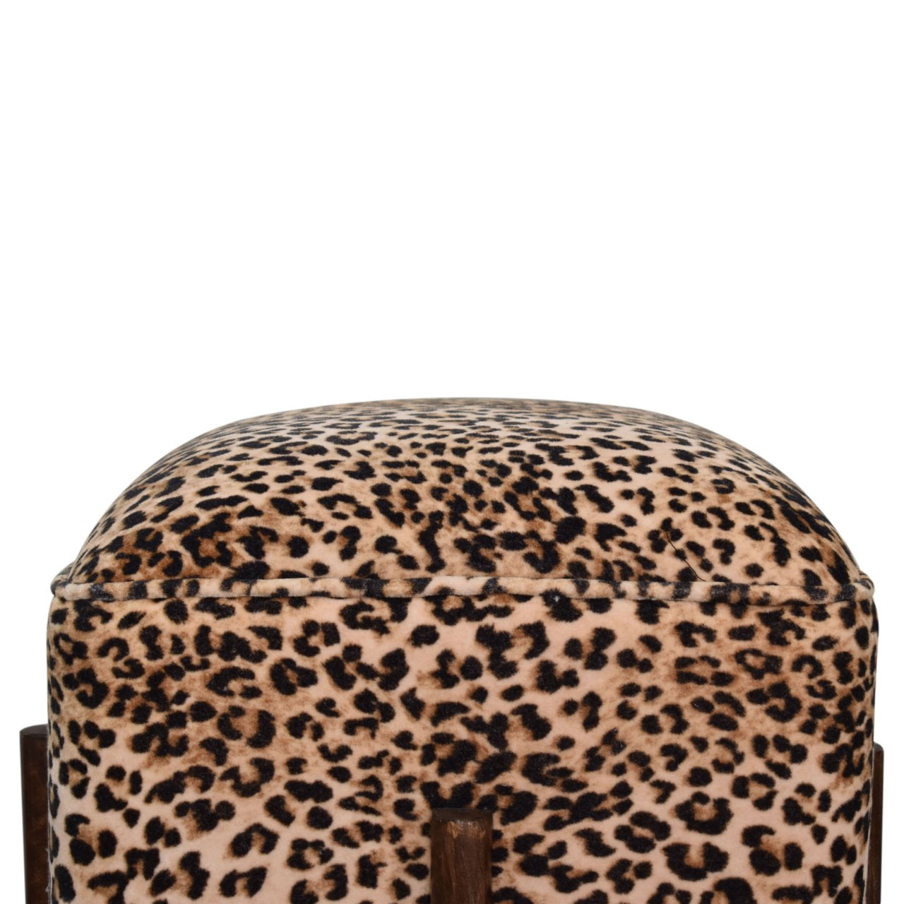 Leopard Footstool