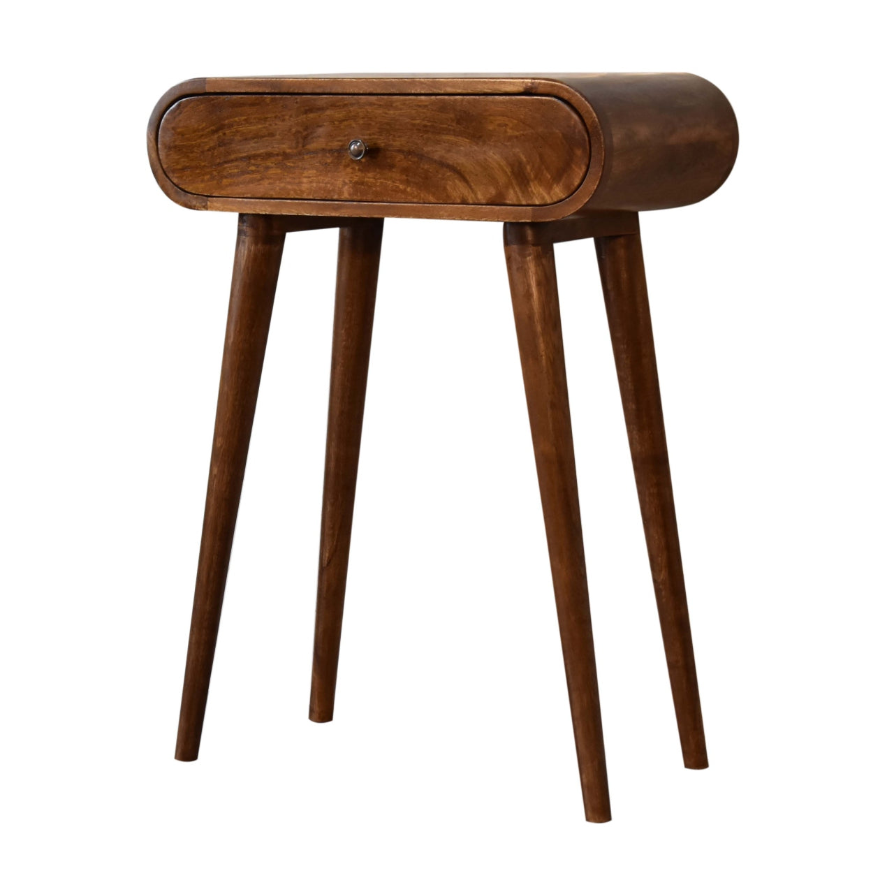 Mini Round Chestnut Console