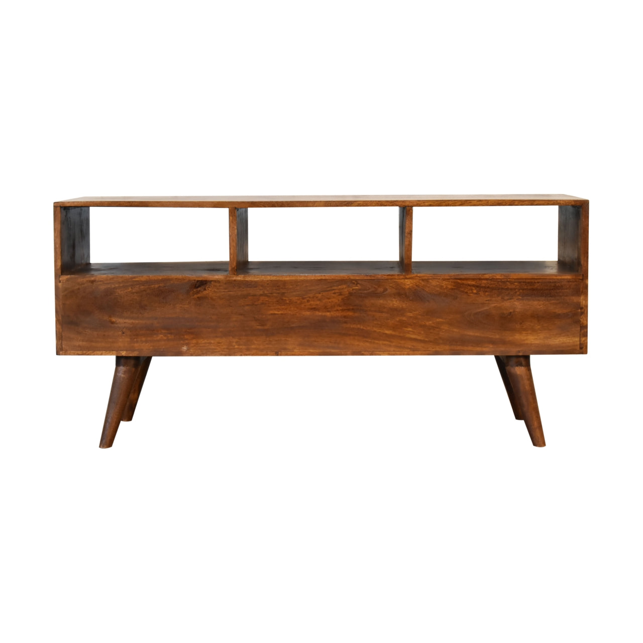 Chestnut Nordic 3 Drawer TV Unit