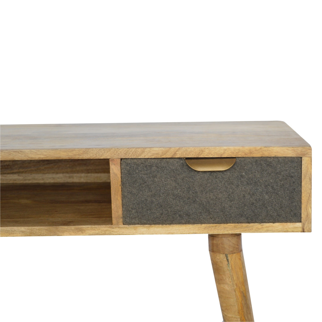 Grey Tweed Writing Desk