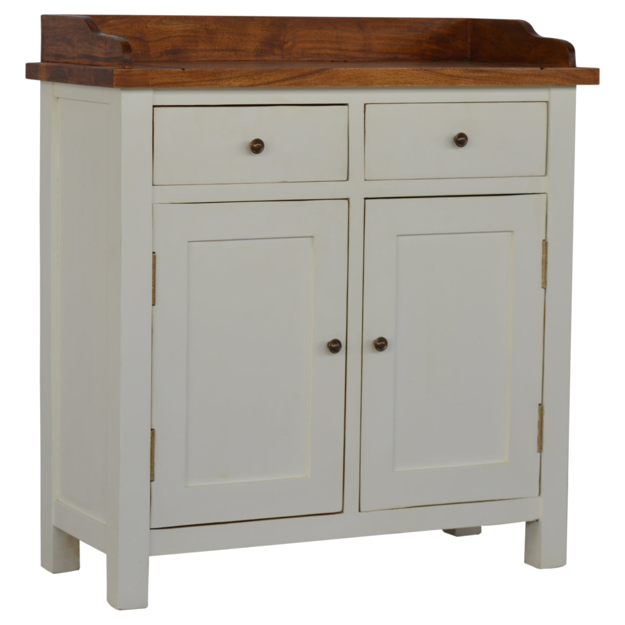 Country Two Tone Kitchen Cabinet