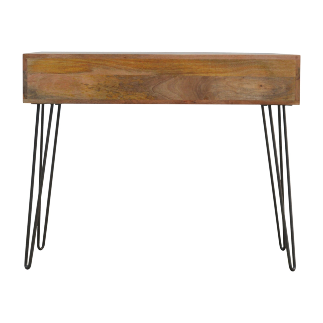 Iron Base 2 Drawer Console Table