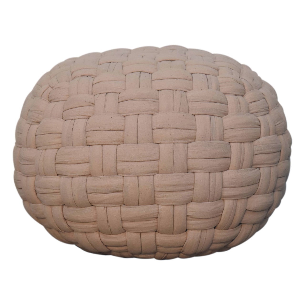 Tube Pouffe Cream