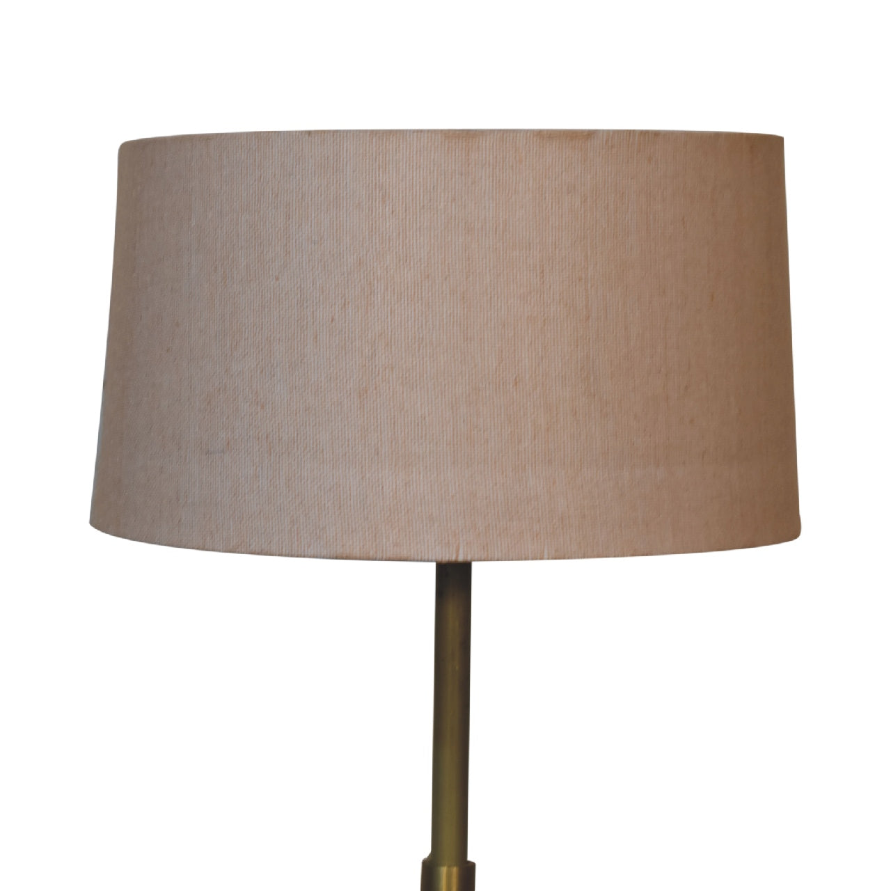 Wooden Brass Teak Floor Lamp