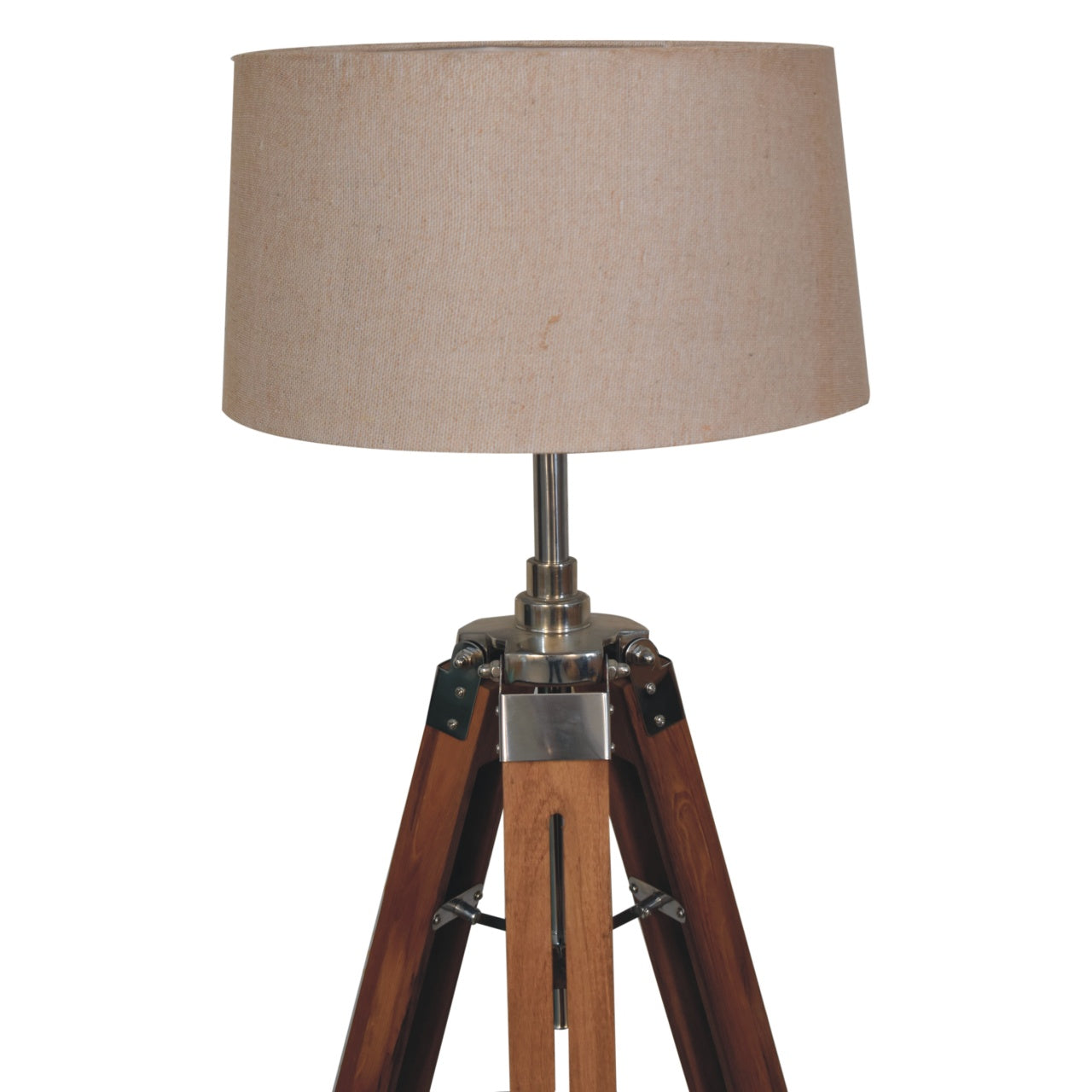 Wooden Tripod Floor Lamp