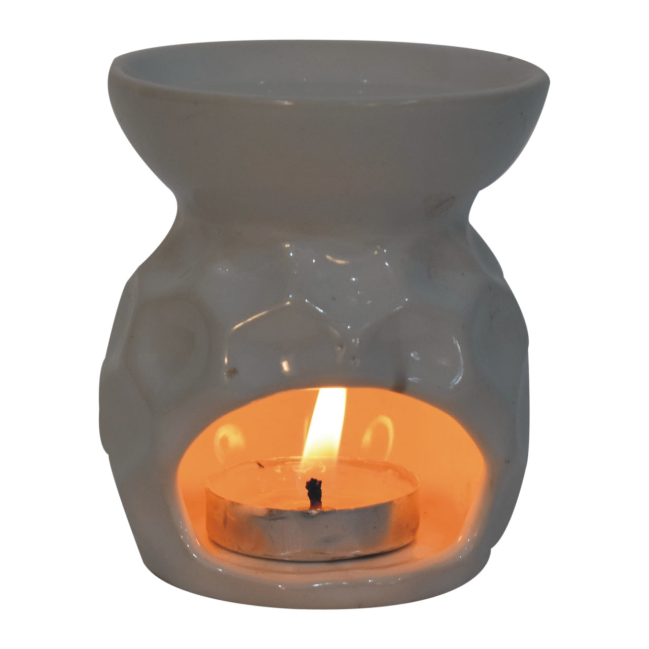 Taya White Oil Burner Set