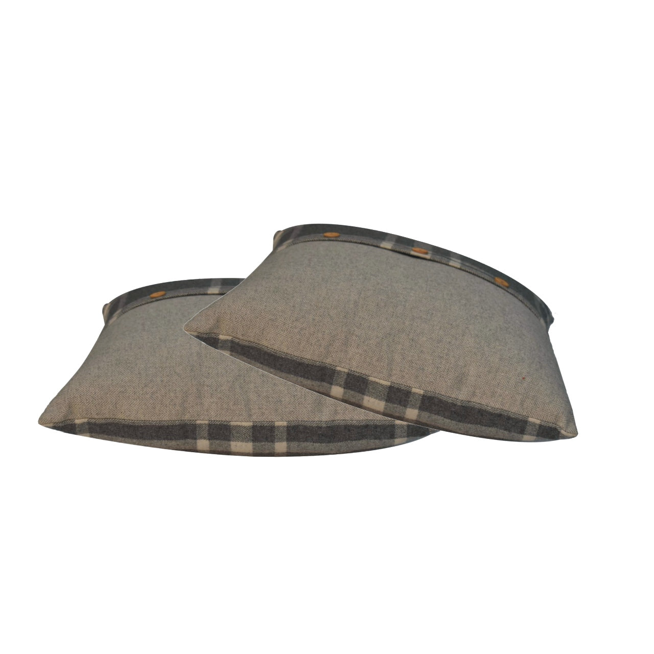 2 Quinn Cushion Canus & Grey Tweed