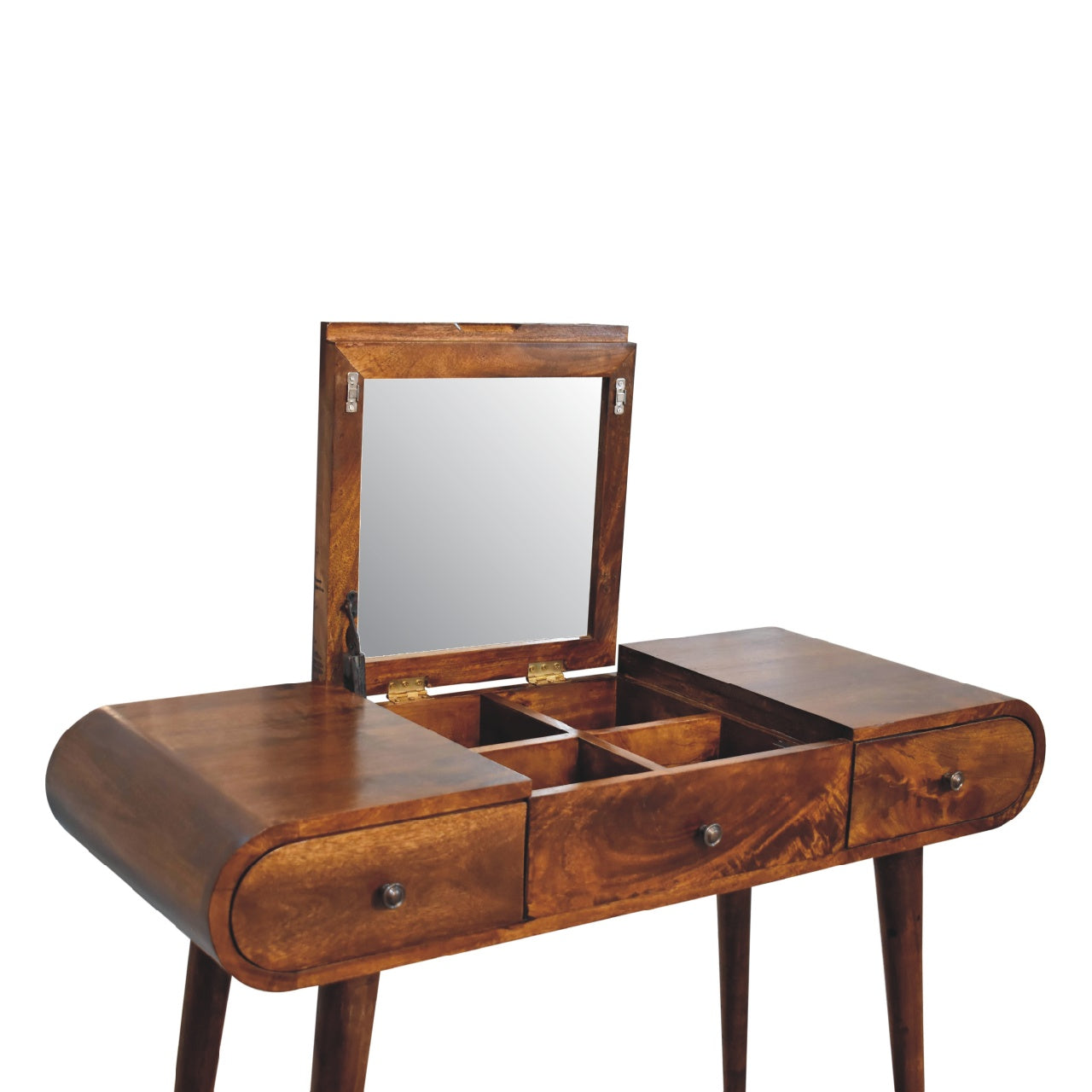 Chestnut Mirror Dressing Table