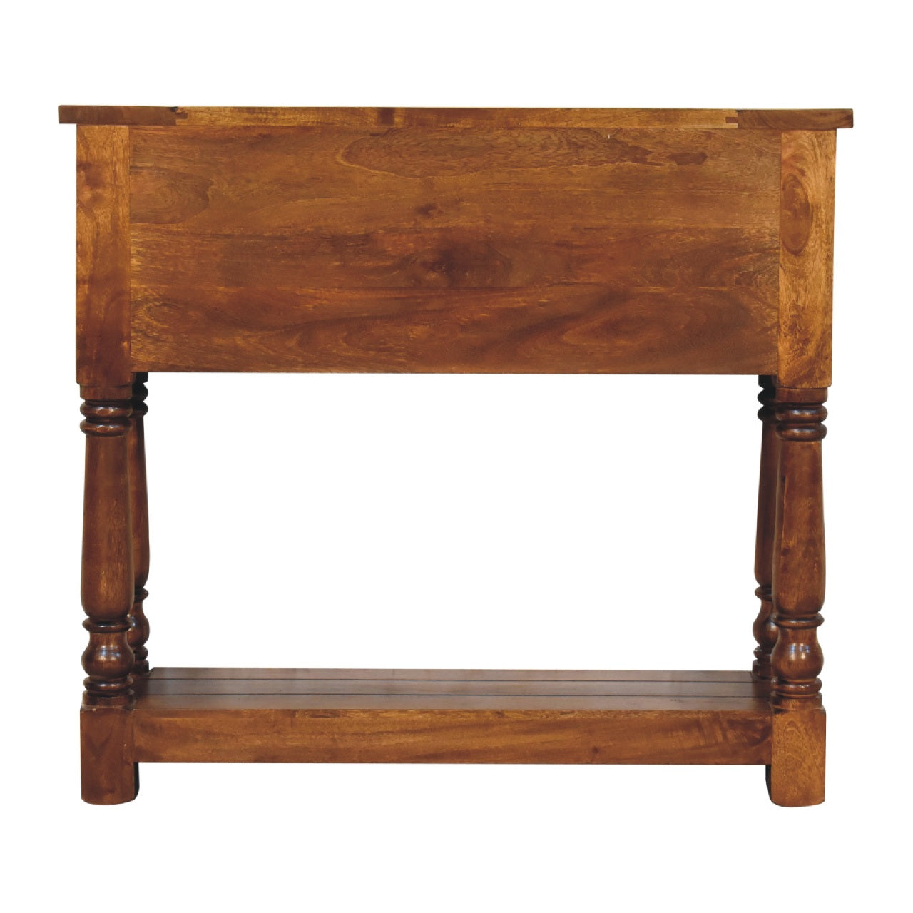 Chestnut 4 Drawer Console Table