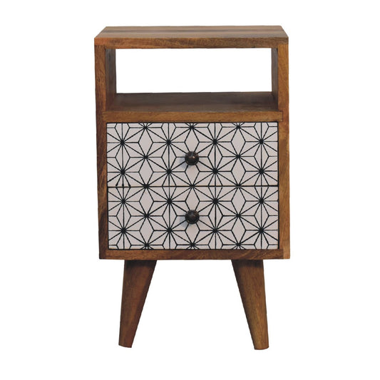 Mini Prima Bedside with Open Slot