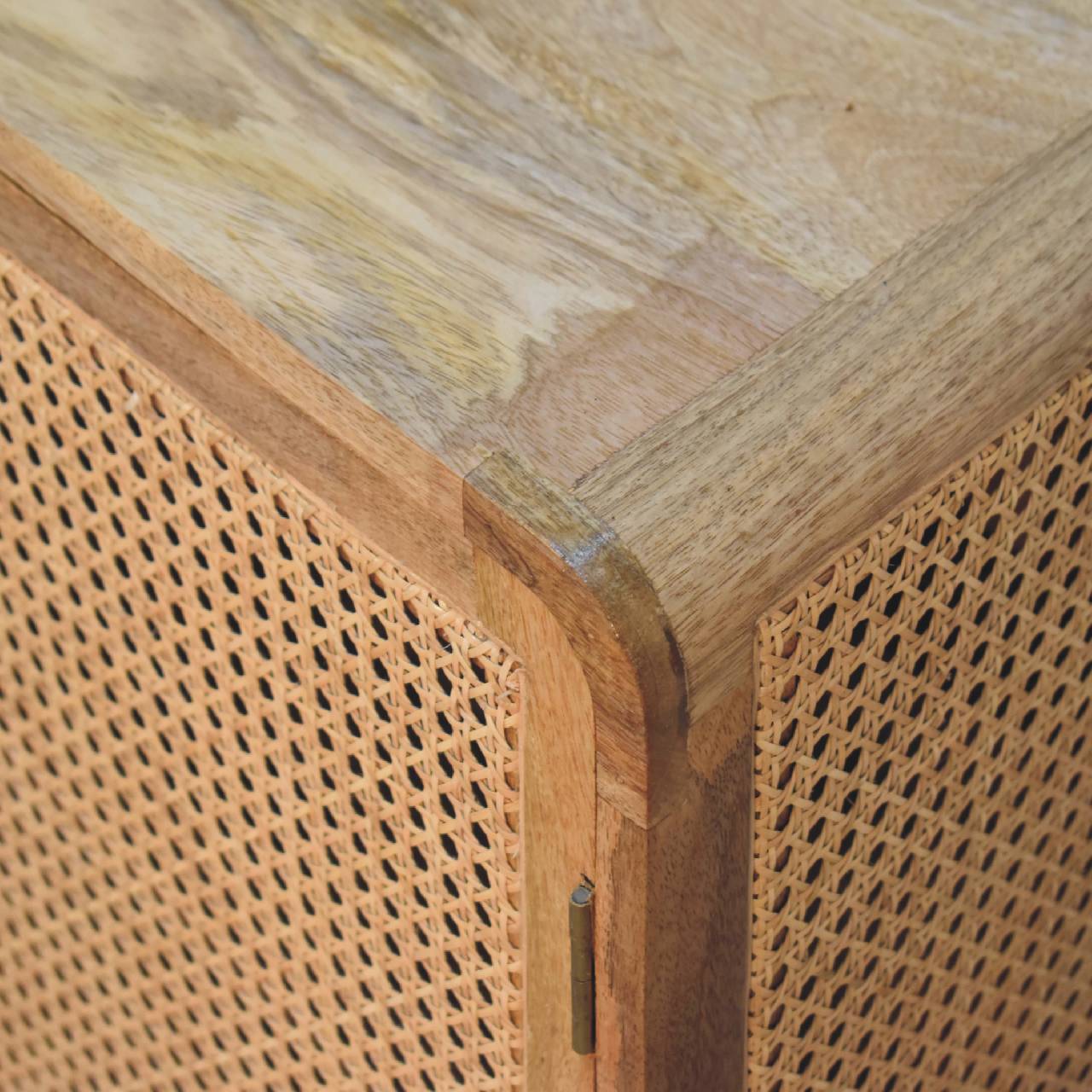 Larrisa Woven Storage Cabinet