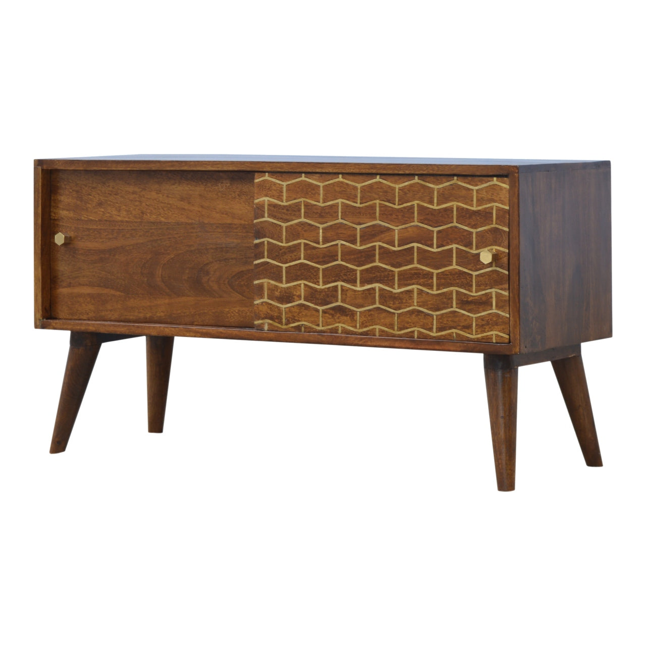 Gold Art Pattern Sideboard