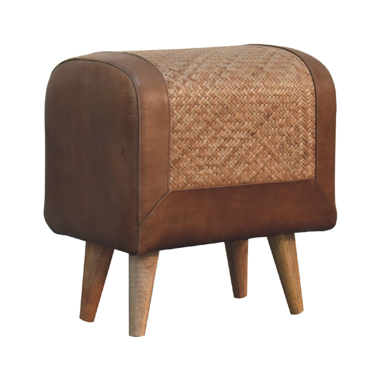 Seagrass Buffalo Square Footstool