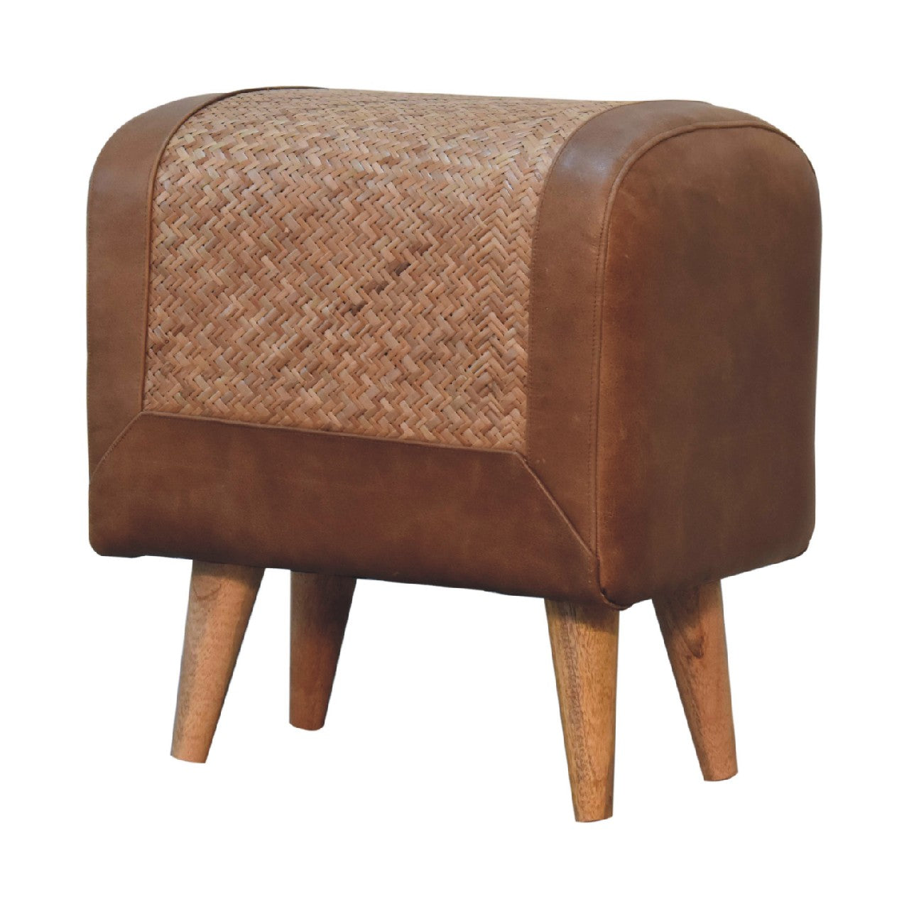 Seagrass Buffalo Square Footstool