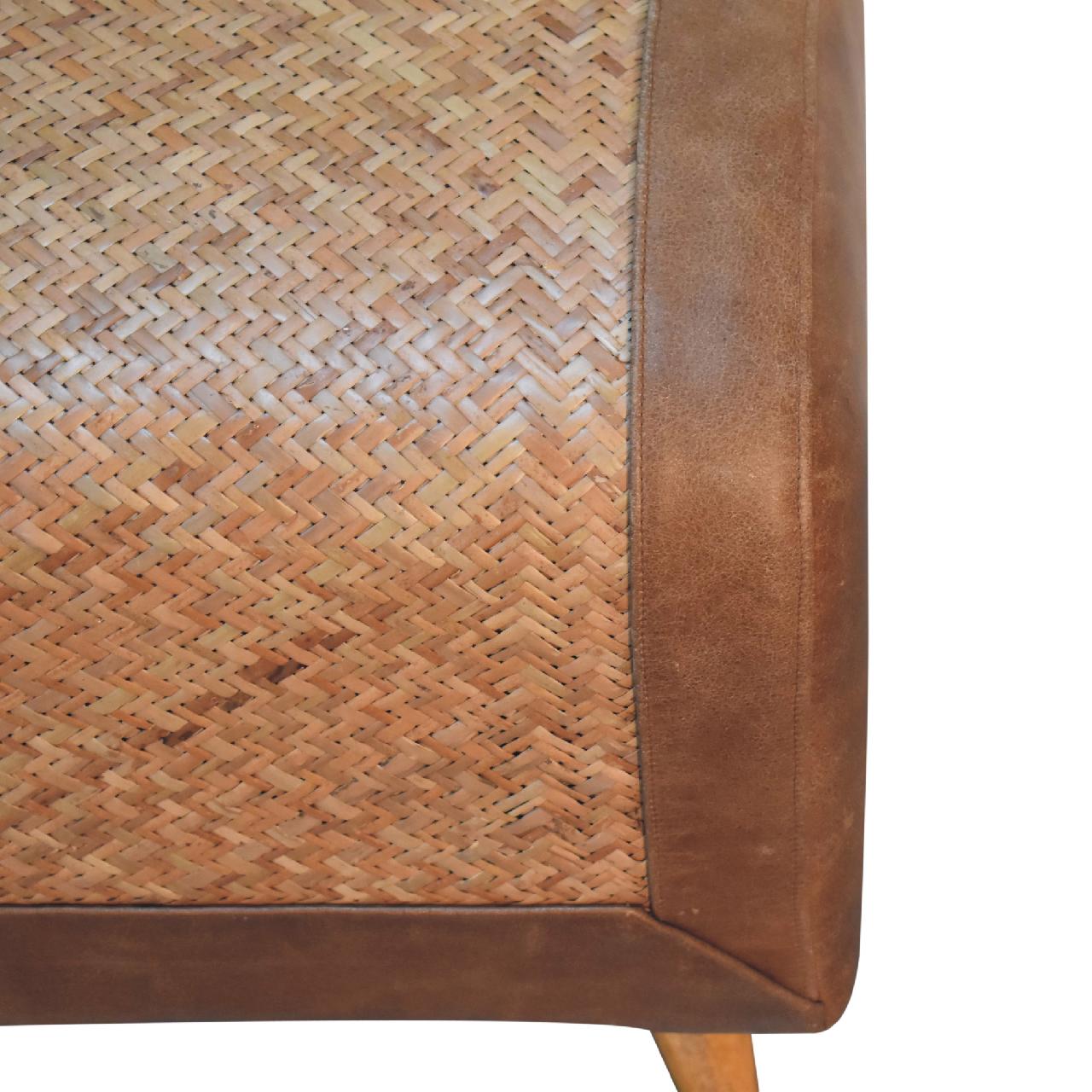 Seagrass Buffalo Square Footstool