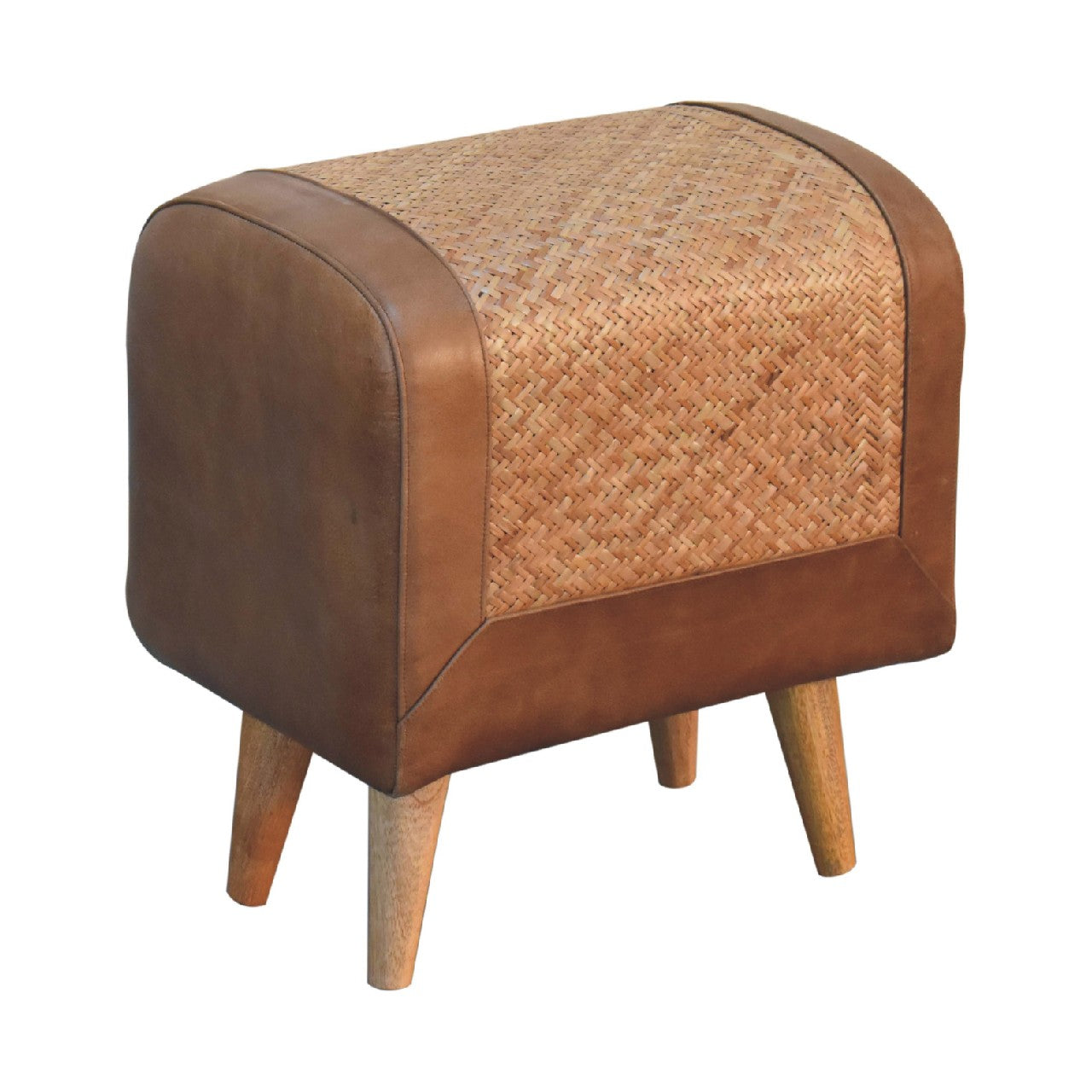 Seagrass Buffalo Square Footstool