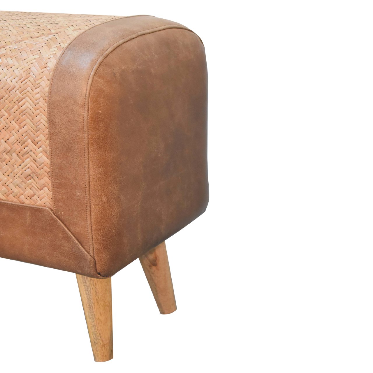 Seagrass Buffalo Square Footstool