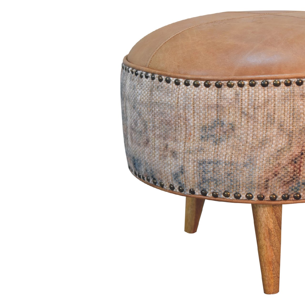 Haven Durrie Round Footstool