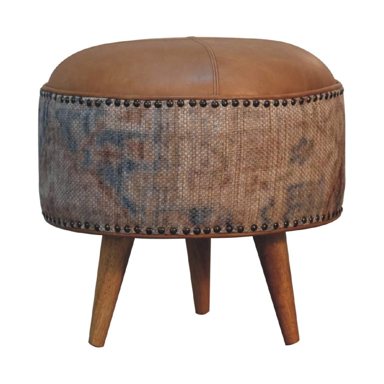 Haven Durrie Round Footstool